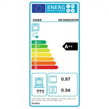 Haier H6 ID66G3HTB Φούρνος άνω Πάγκου 78lt Π59.5εκ. Μαύρος